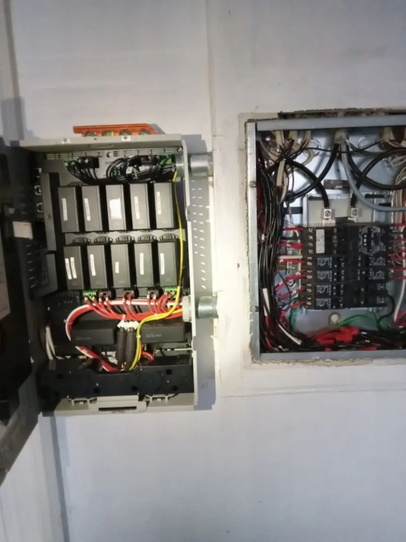 Electrical panel upgrade completed for Ring Doorbell Installation in Pinehurst